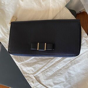 NWT Coach Navy Leather Women's Wallet